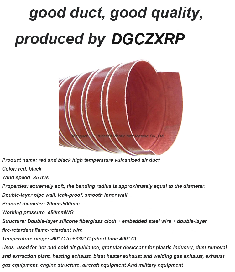 Silicone Duct Pipe Factory High Pressure Fiberglass Tube