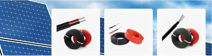 Tinned Copper Wire Conductor LSZH Xlpo Insulated Electric Power DC Cable Photovoltaic Solar Cable (2.5mm 3.5mm 4mm 5.5mm 6mm 8mm 10mm 14mm 16mm 25mm 35mm 50mm)