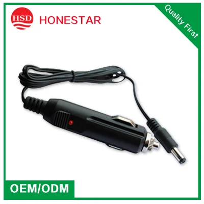 Cable de alimentación de extensión de coche de estilo americano de 12V/24V con enchufe CC